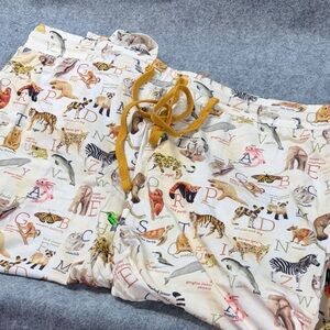 Wild Woven Modal Endangered ABC’S animals sleepy pants